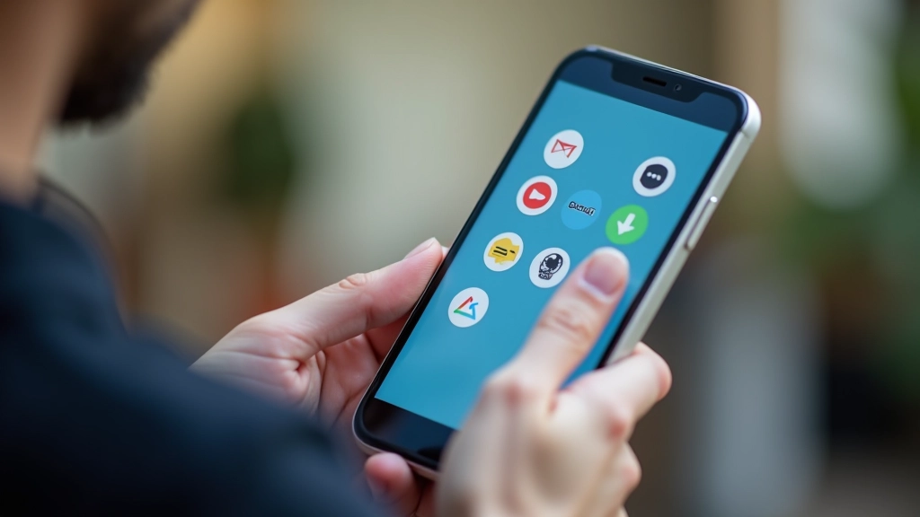 Écran de téléphone affichant différents abonnements et services actifs