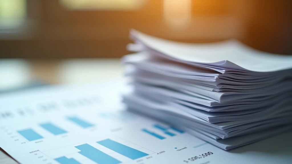 Factures énergétiques et documents financiers organisés